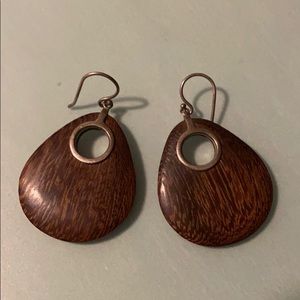 Silpada wooden earrings
